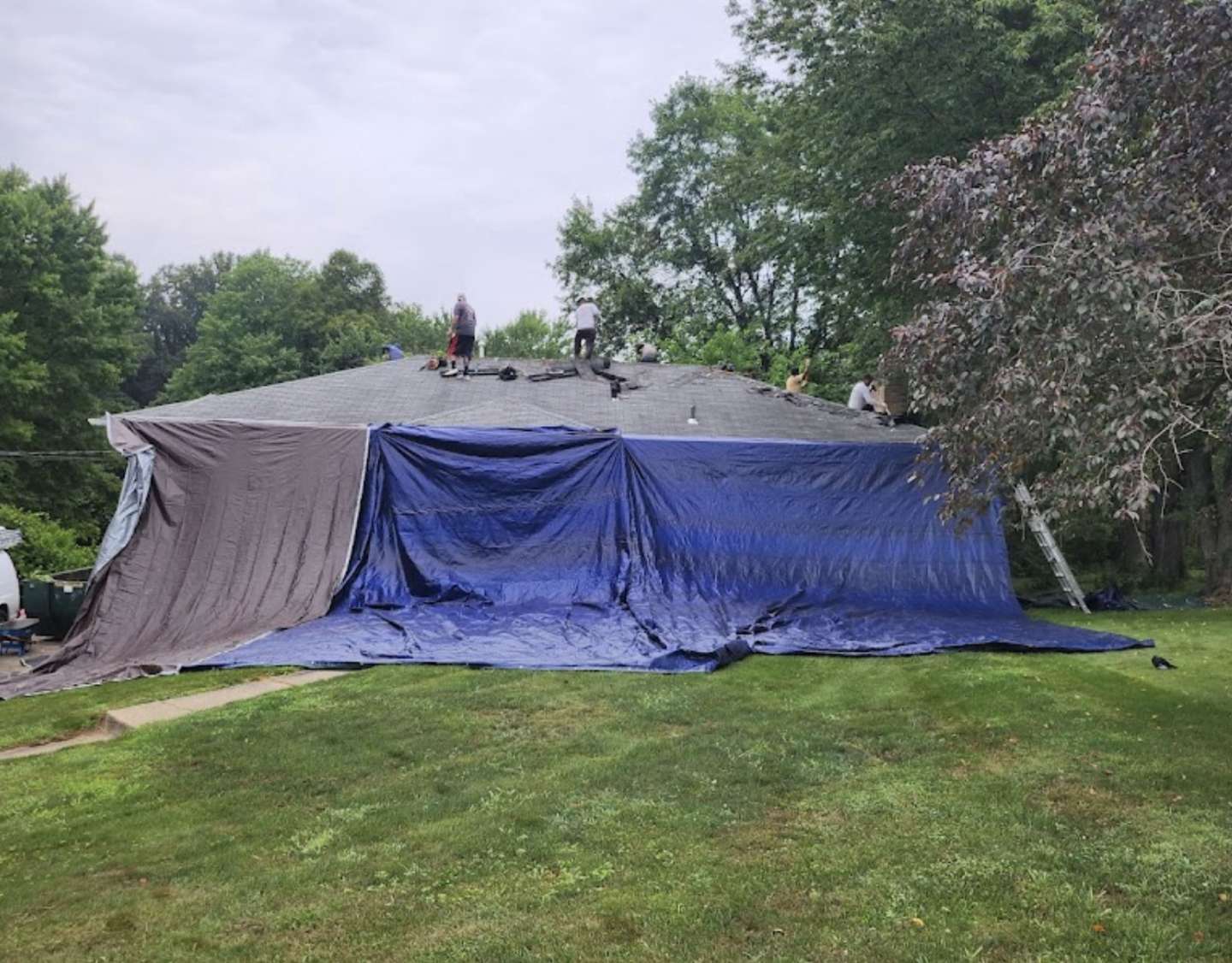 Preparing the home for new roof