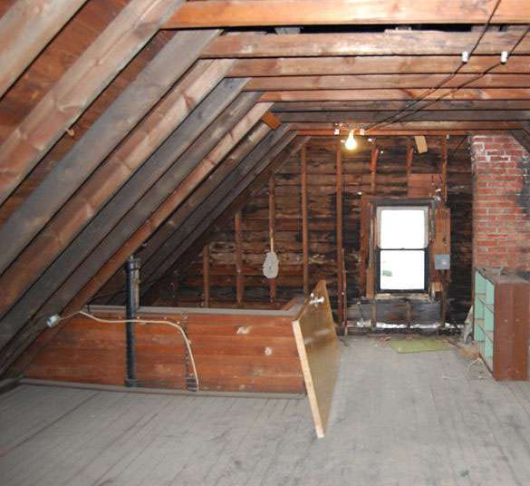 Moisture in your attic - signs of roof damage